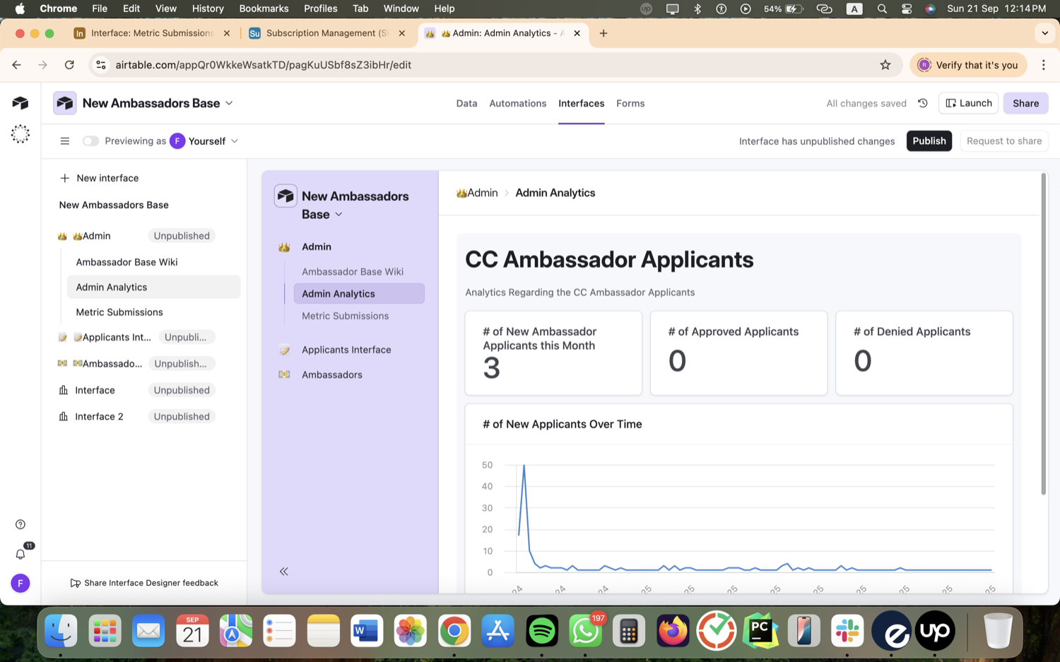 Creator Ambassador Program Ops - Airtable, Make.com & Zapier screenshot 6